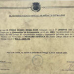 Certificado Pedro Bonal